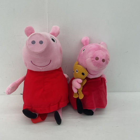 Peppa Pig Pink Stuffed Animal Cartoon tv show Plush Lot - Warehouse Toys