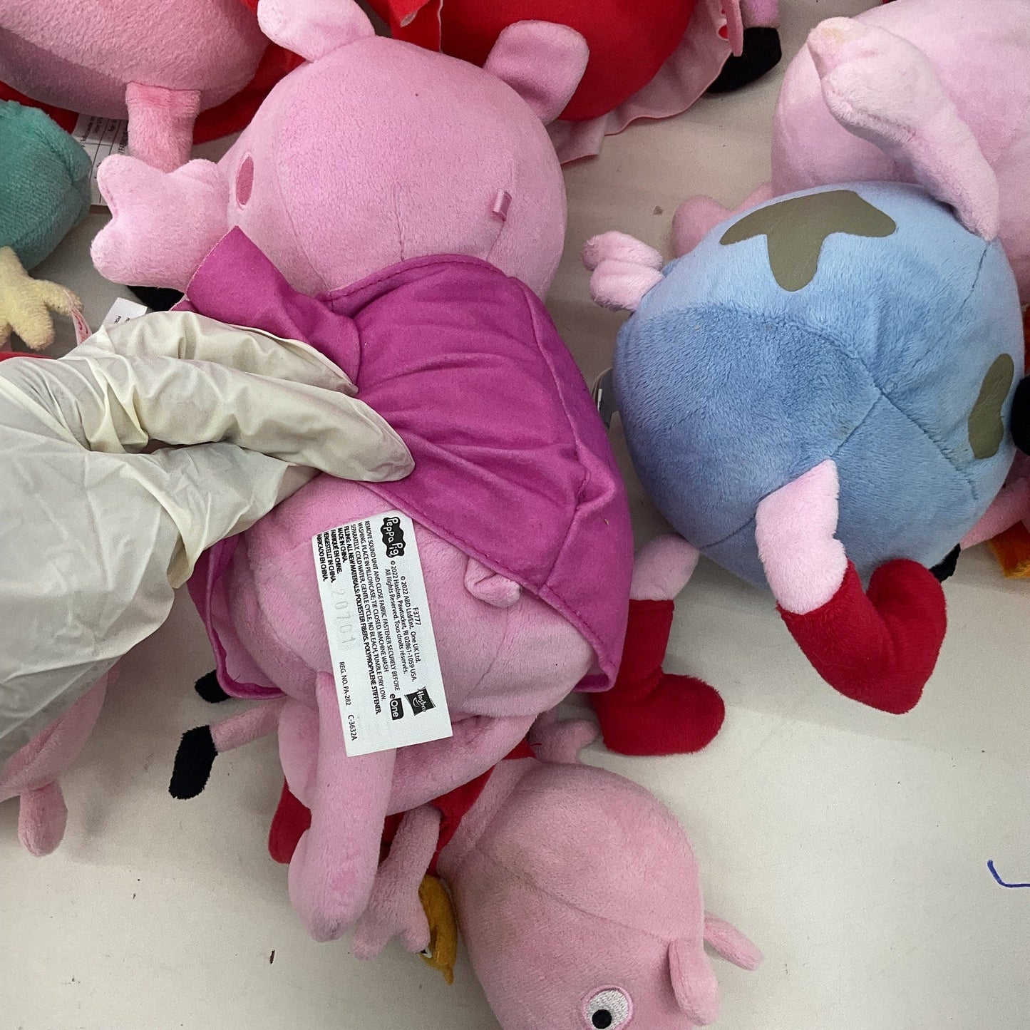 Peppa Pig Pink Stuffed Animal Plush Toy Wholesale Lot - Preowned - Warehouse Toys