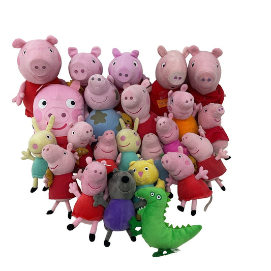 Peppa Pig Pink Stuffed Animal Plush Toy Wholesale Lot - Preowned - Warehouse Toys