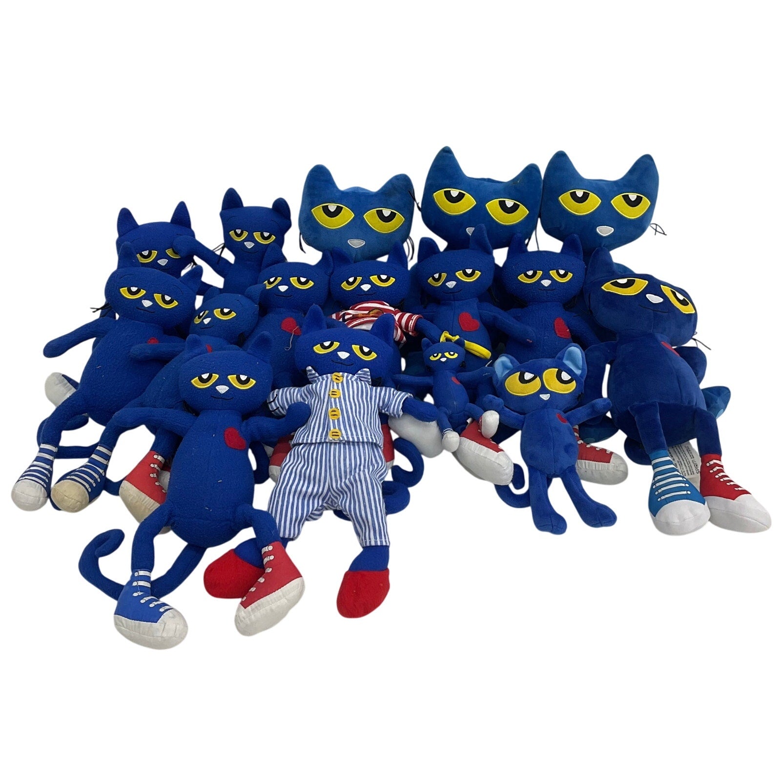 Pete the Cat Storybook Character Mixed Preowned LOT 4+ lbs Plush Toys Stuffed - Warehouse Toys