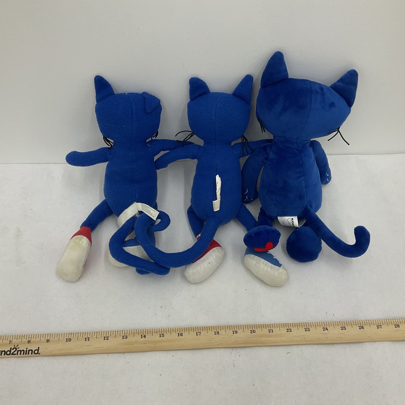 Pete the Cat Stuffed Animal - Blue Plush Storybook toy lot - Warehouse Toys