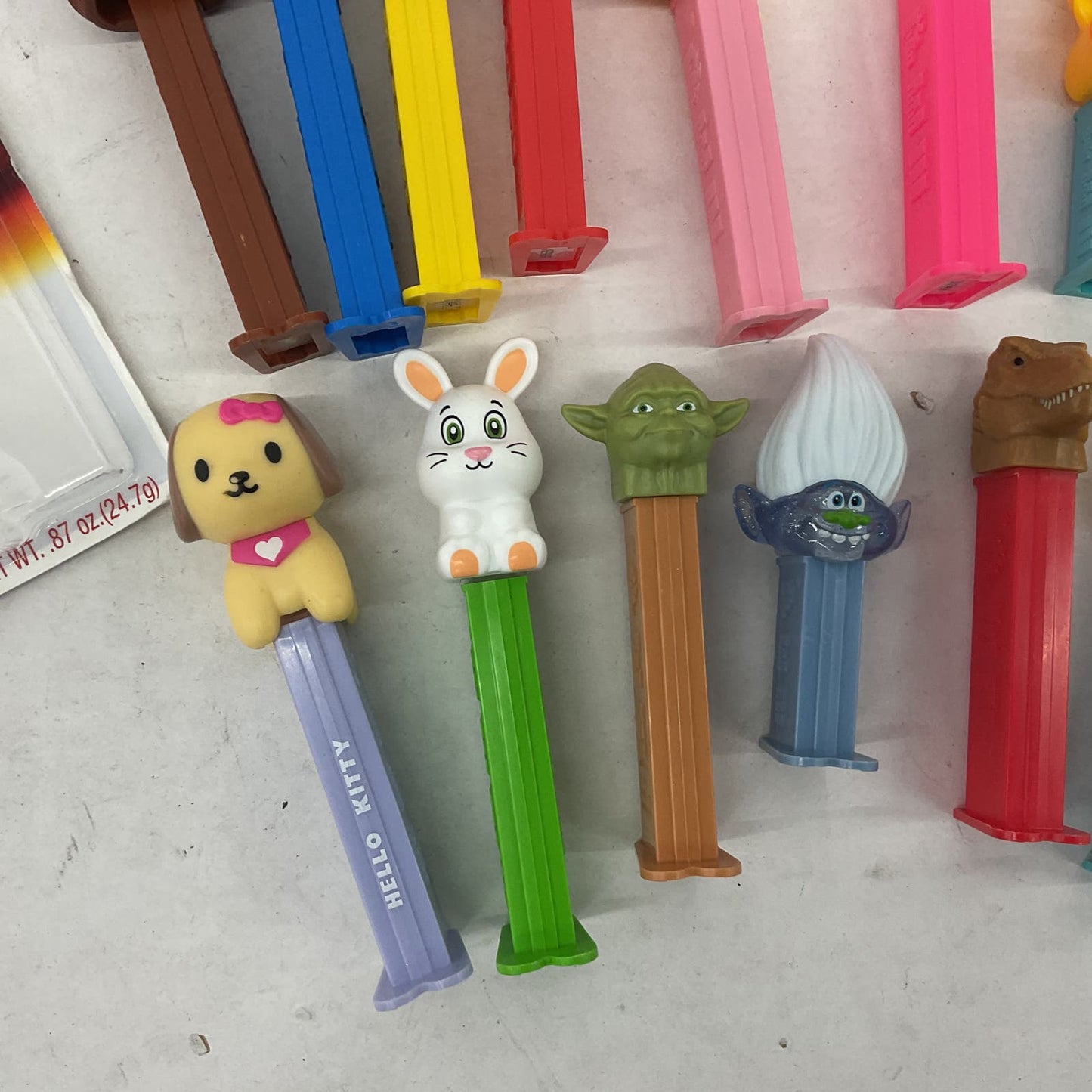 Pez Collection Multicolor Toys Star Wars Yoda Trolls Bunny Dog Lot - Warehouse Toys