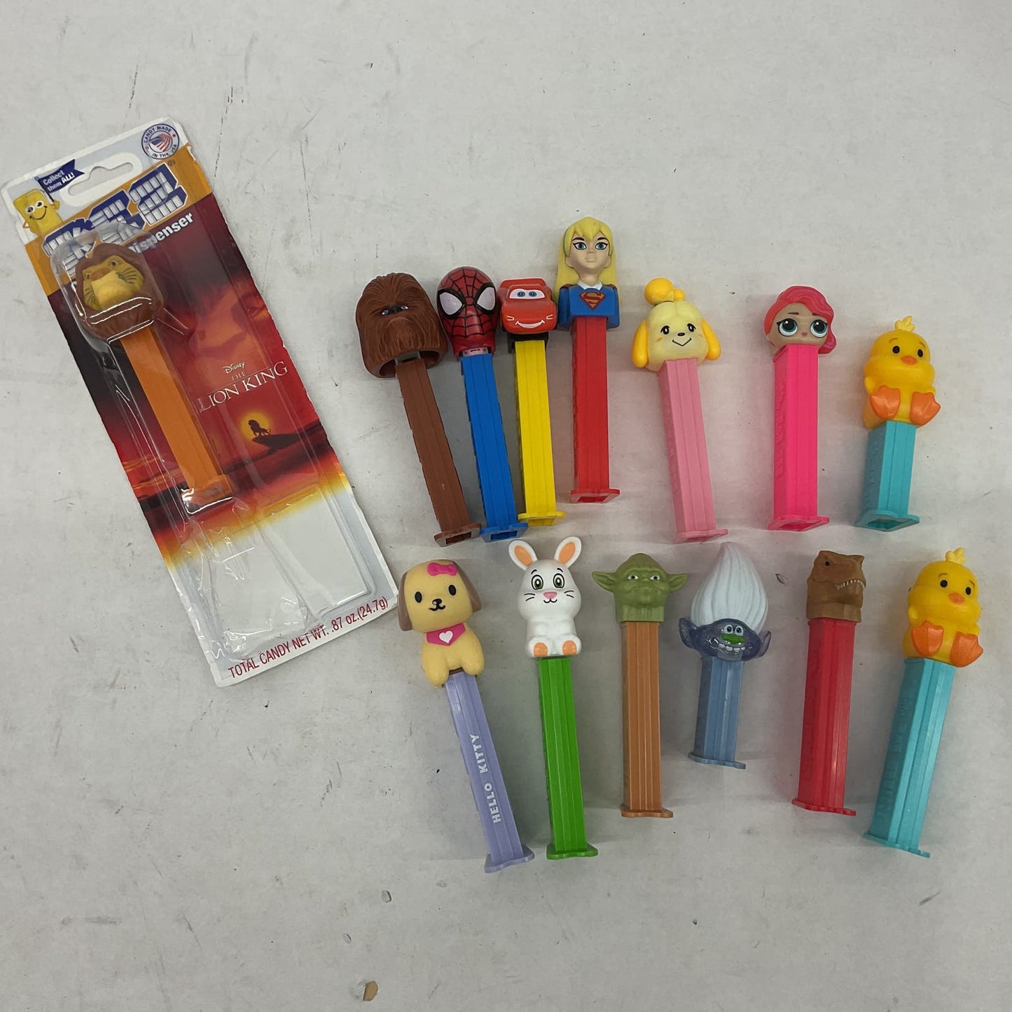 Pez Collection Multicolor Toys Star Wars Yoda Trolls Bunny Dog Lot - Warehouse Toys