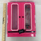 Pink Barbie Mattel 2013 Clear Doors Wardrobe Closet Storage Doll Travel Case - Warehouse Toys