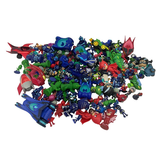 PJ Masks 20 lbs Action Figure Collection Preowned Mixed Loose LOT Toys Vehicles - Warehouse Toys