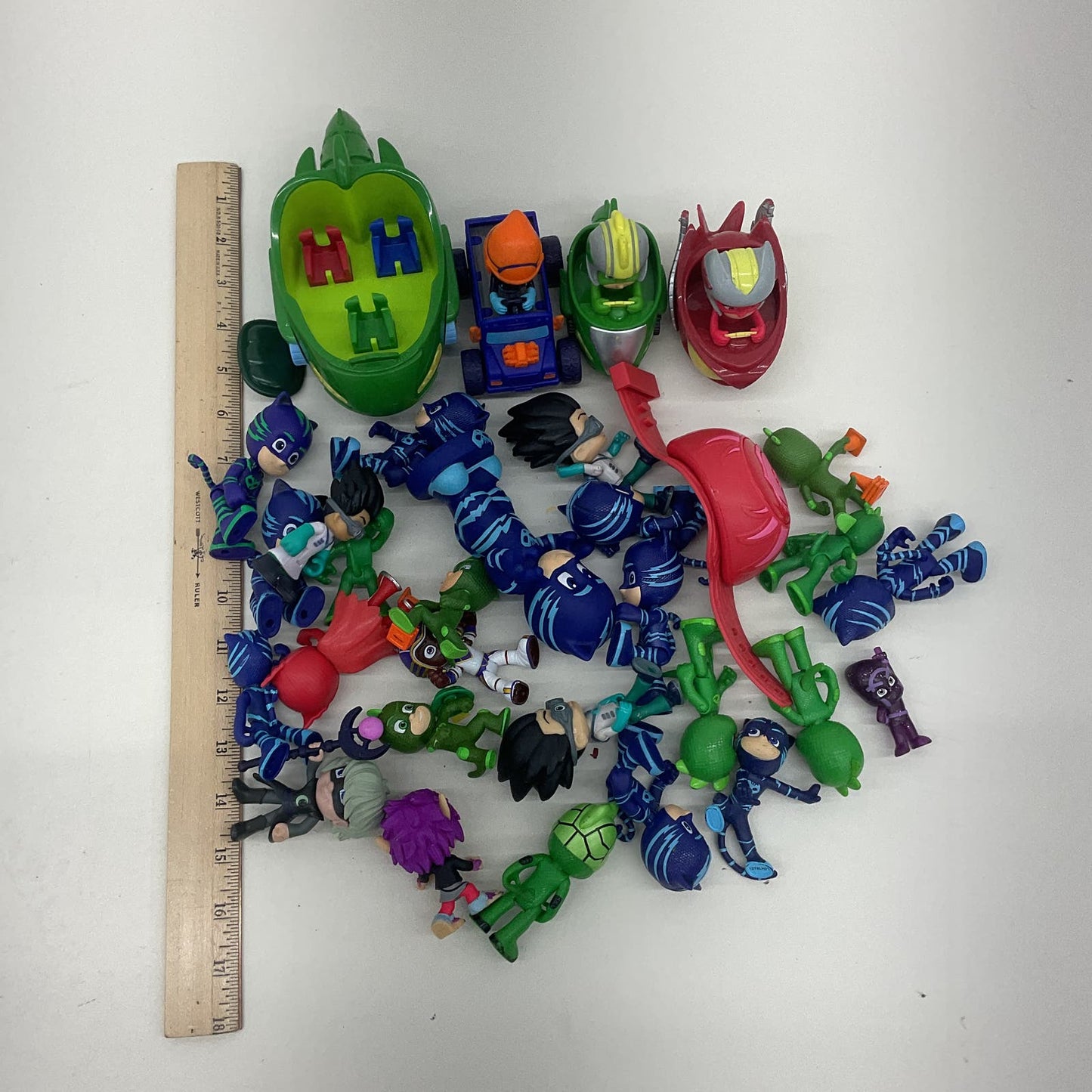 PJ Masks Assorted Action Figures Cake Toppers Figurines Gekko Catboy Owlette - Warehouse Toys