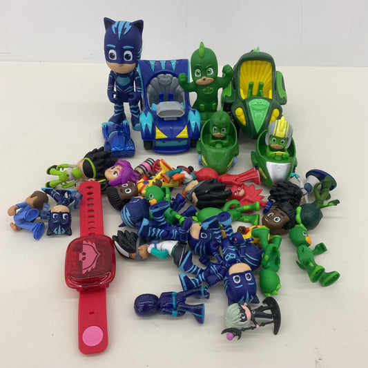 PJ Masks Assorted Action Figures Cake Toppers Toys Gekko Catboy Owlette Used - Warehouse Toys