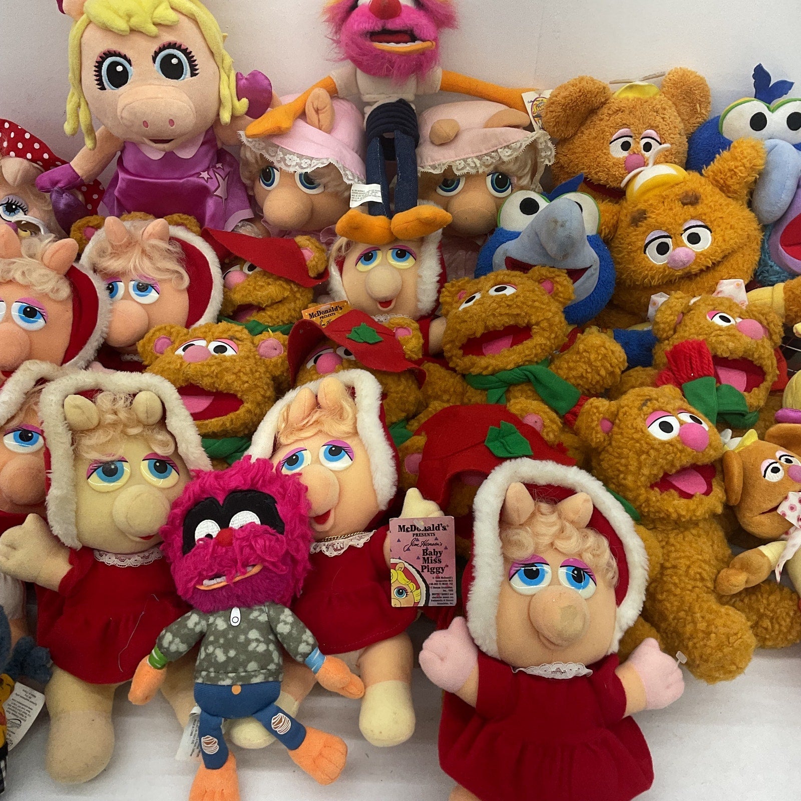 Plush Dolls Stuffed Animals Preowned Mixed LOT 12 lbs The Muppets Muppet Babies - Warehouse Toys