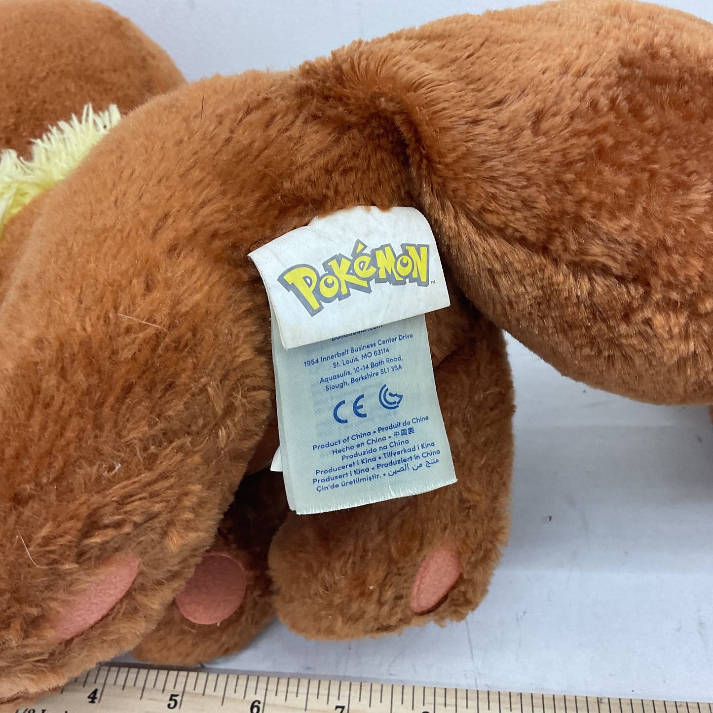 Pokemon Ibuki Build A Bear Brown Stuffed Animal Plush Toy Lot - Warehouse Toys