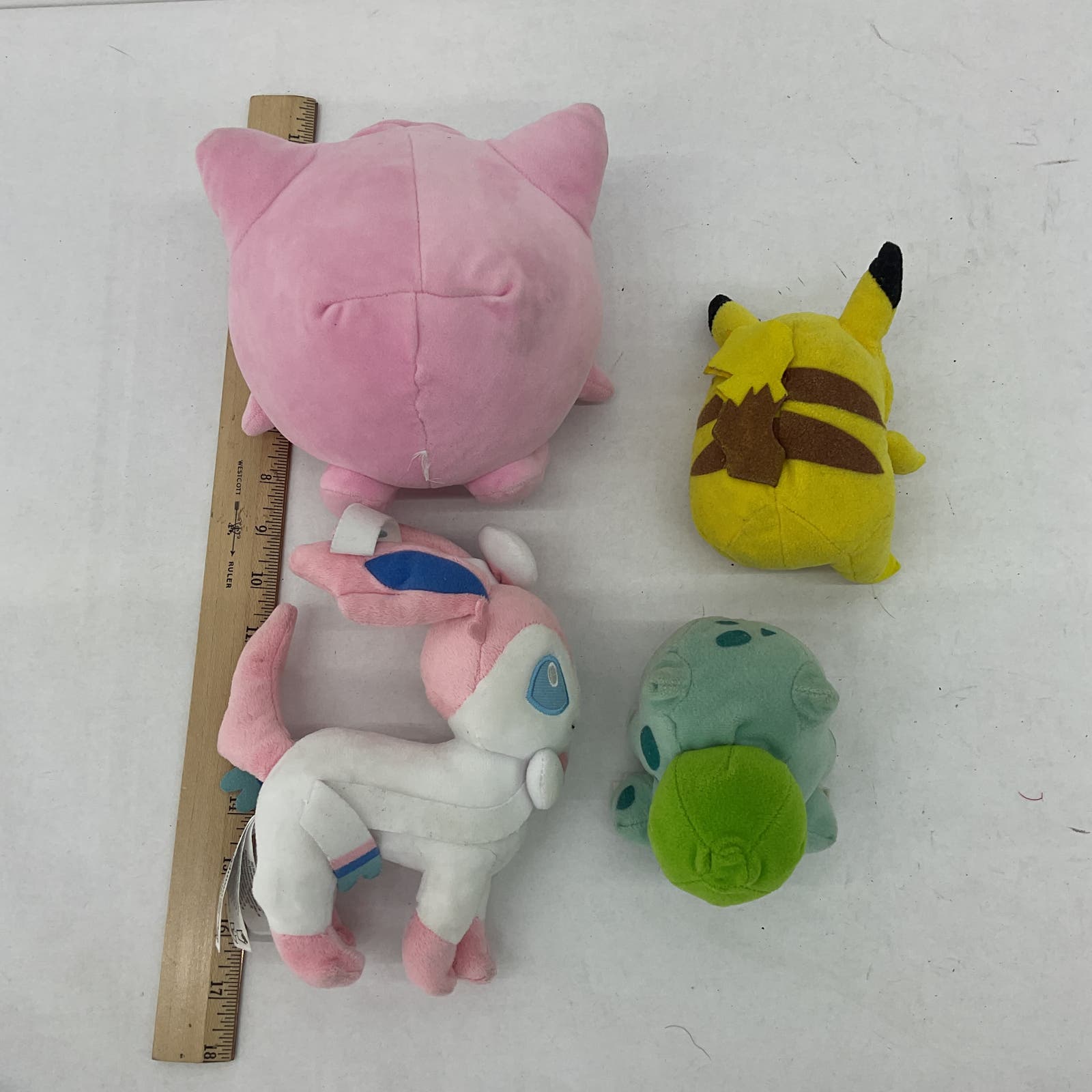 Pokemon Multicolor Stuffed Animal Plush Toy Lot Jigglypuff Pikachu - Warehouse Toys