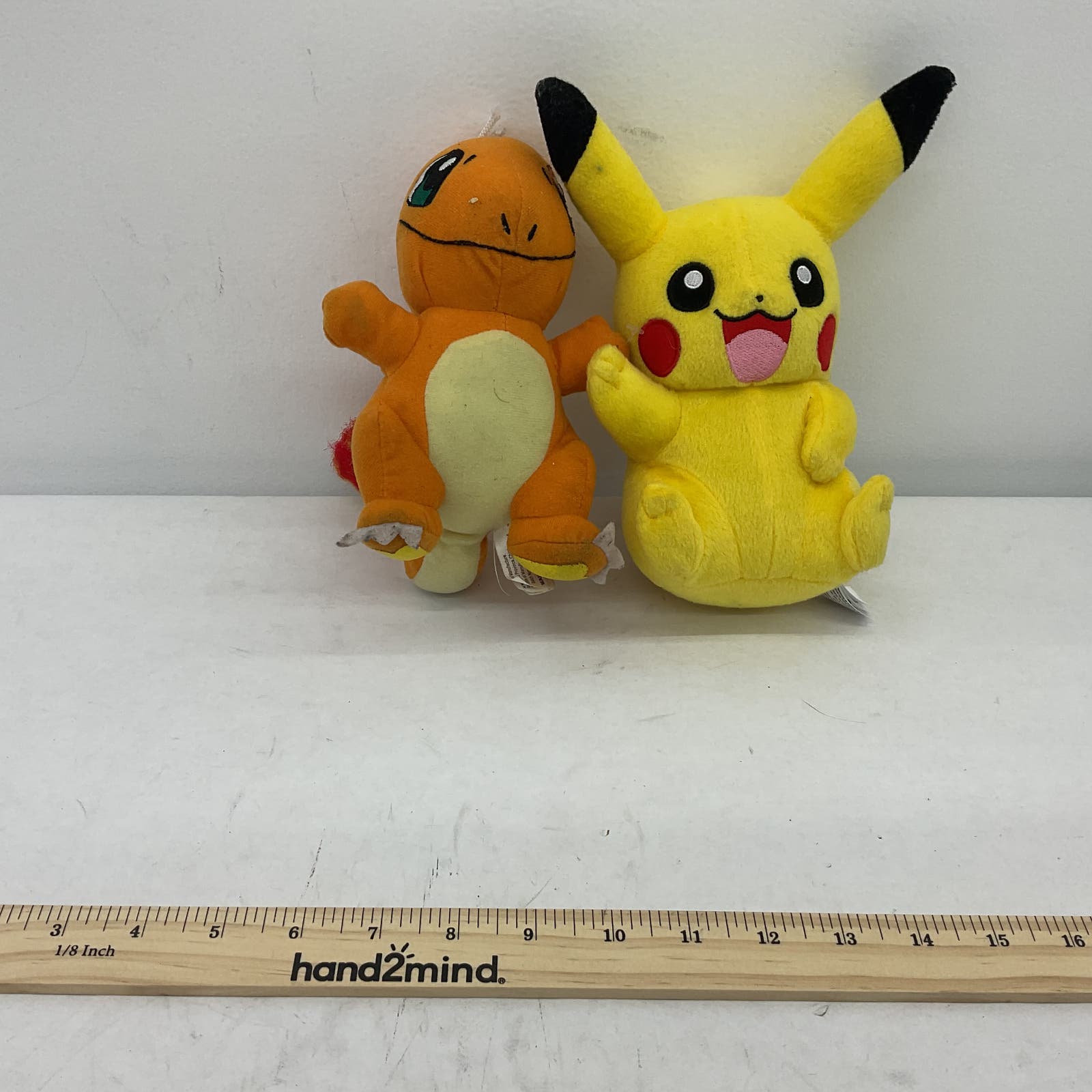 Pokemon Pikachu Charmander Yellow Orange Stuffed Animal Toy Lot - Warehouse Toys