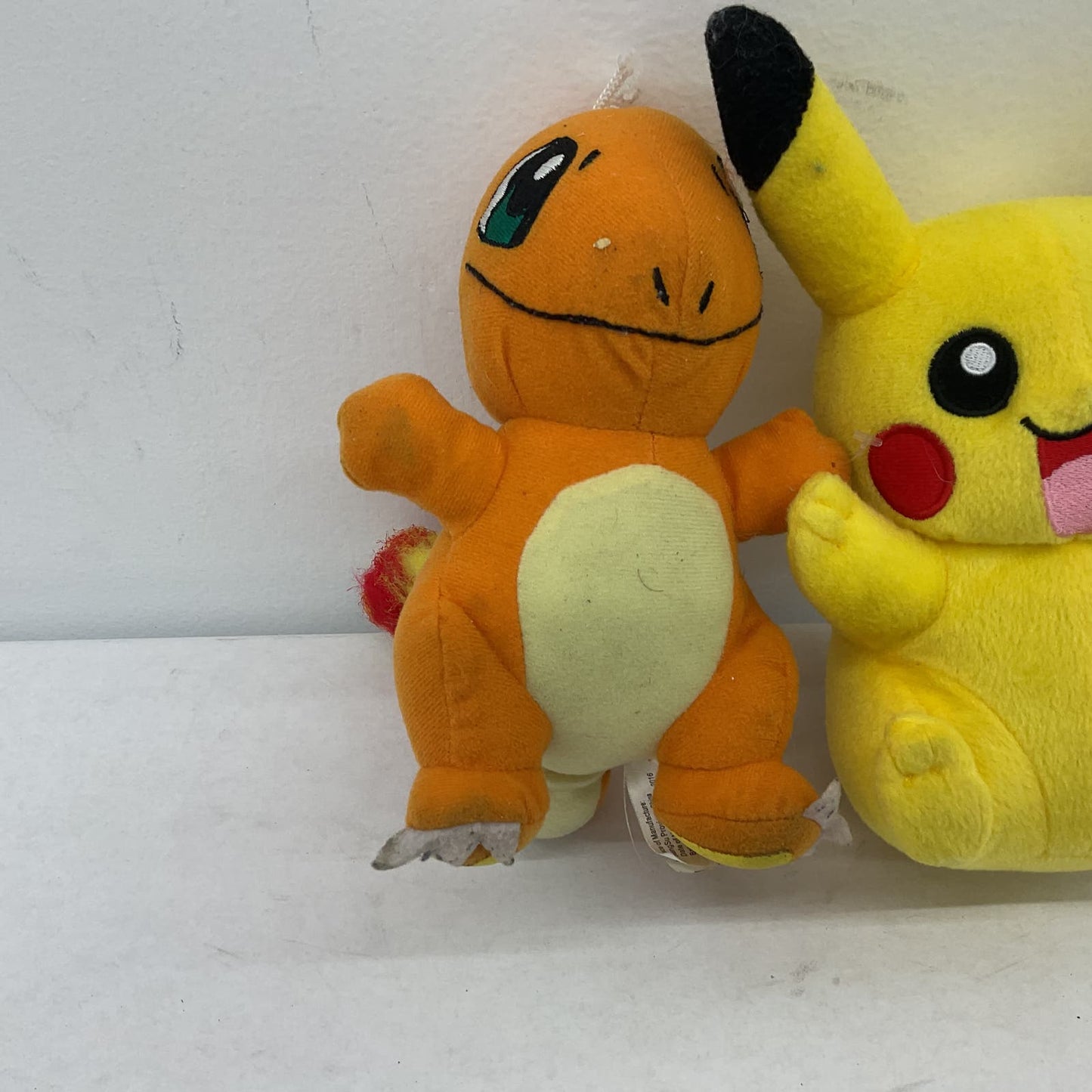 Pokemon Pikachu Charmander Yellow Orange Stuffed Animal Toy Lot - Warehouse Toys