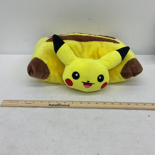 Pokemon Pikachu Yellow Stuffed Animal Cuddly Plush Pillow Toy - Warehouse Toys