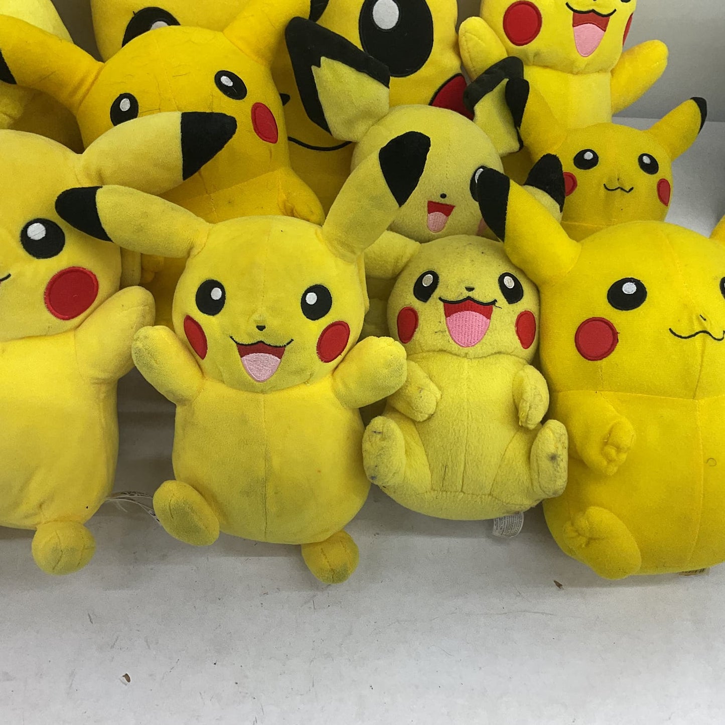 Pokemon Pikachu Yellow Stuffed Animal Plush Toy Lot Nintendo Tomy - Warehouse Toys