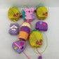 Polly Pocket Wholesale Set Lot Purple Pink Pineapple Koala Cat - Warehouse Toys