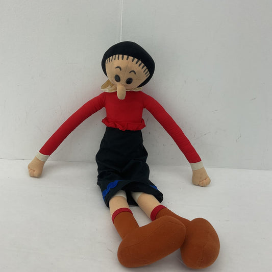 Popeye Vintage Olive Oil Stuffed Animal Plush Toy Doll 80s - Warehouse Toys