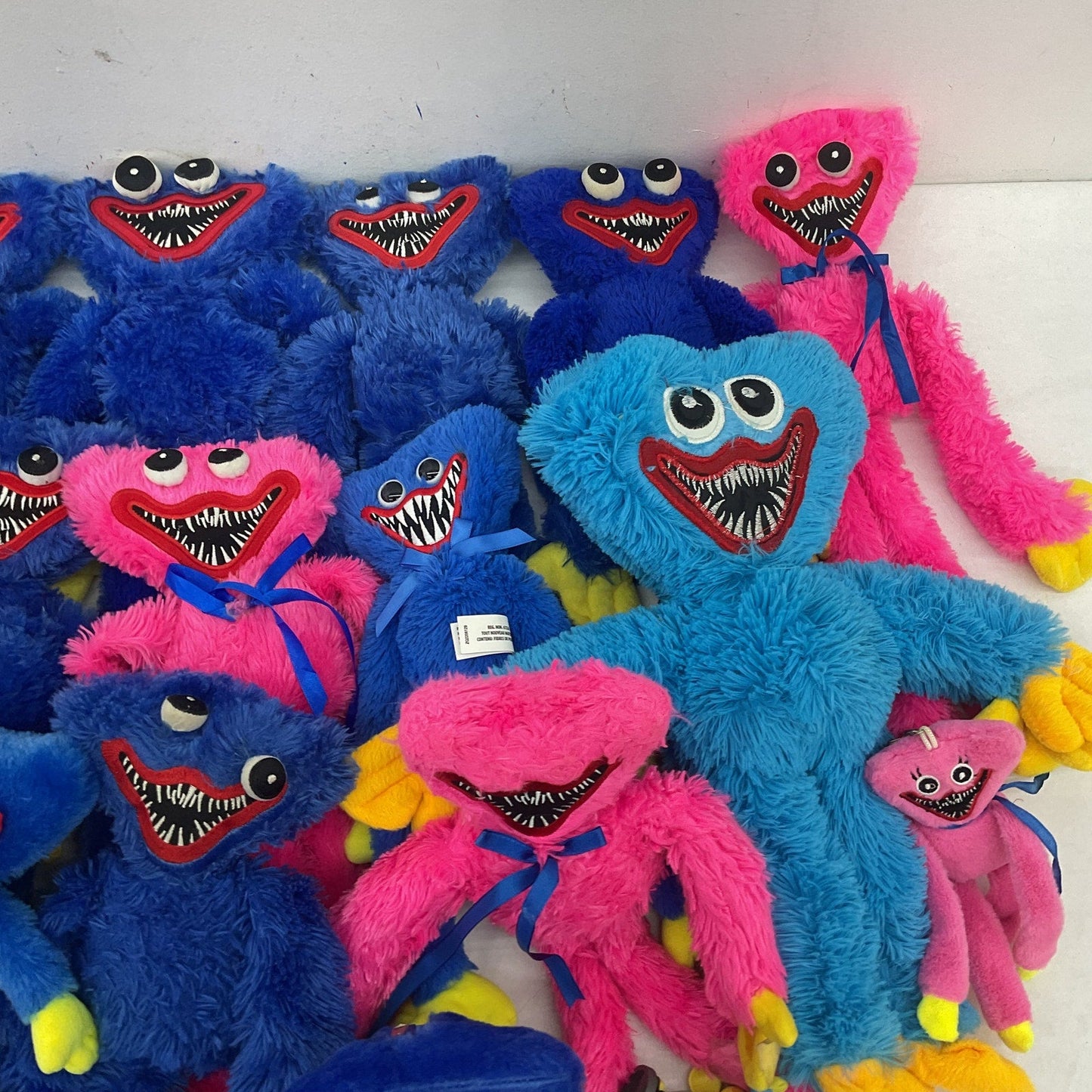 Poppy's Place Horror Huggy Wuggy Blue Furry Monster Plush Dolls & Figures LOT - Warehouse Toys