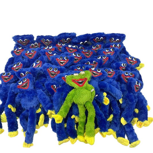 Poppy's Place Horror Huggy Wuggy Blue Furry Monster Plush Dolls LOT 12 lbs - Warehouse Toys