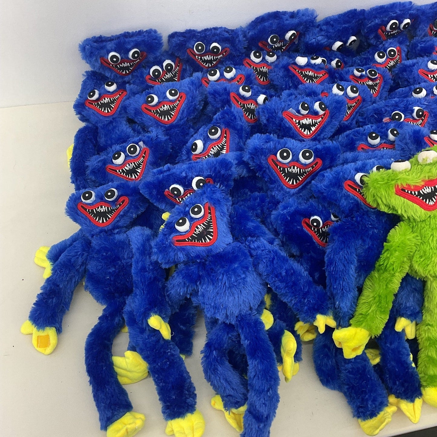 Poppy's Place Horror Huggy Wuggy Blue Furry Monster Plush Dolls LOT 12 lbs - Warehouse Toys