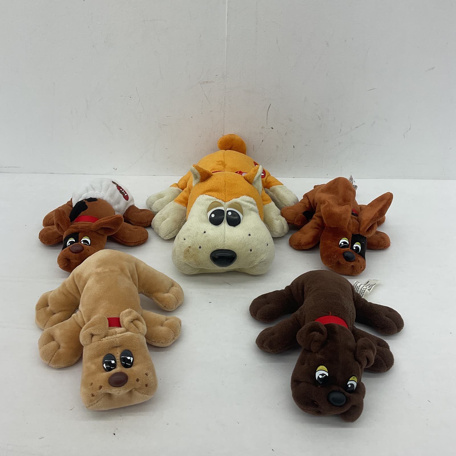 Pound Puppies Brown Stuffed Toy Vintage Dog Plush Lot - Warehouse Toys