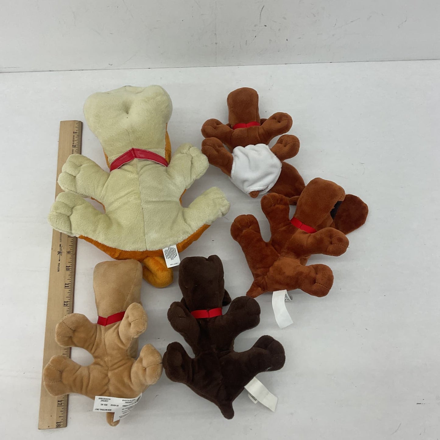 Pound Puppies Brown Stuffed Toy Vintage Dog Plush Lot - Warehouse Toys