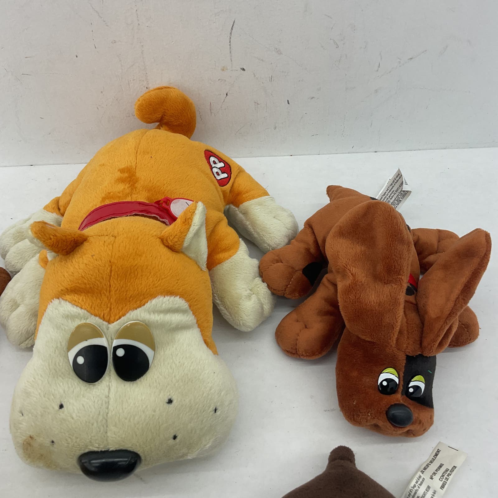 Pound Puppies Brown Stuffed Toy Vintage Dog Plush Lot - Warehouse Toys