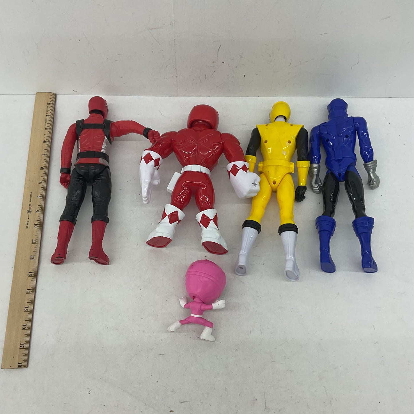 Power Rangers Red Yellow Blue Pink Action Figure Toy Wholesale Lot - Warehouse Toys