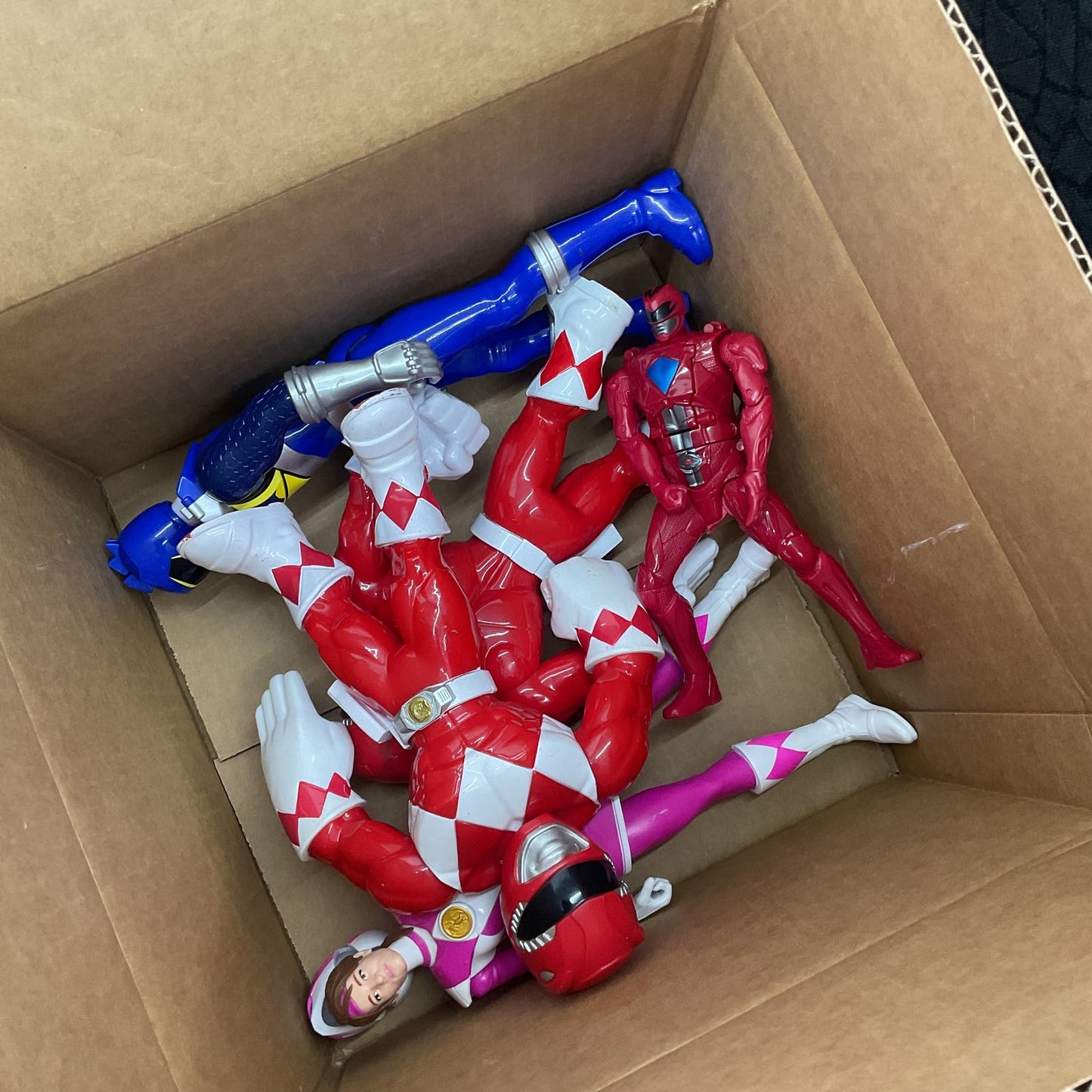 Power Rangers Red Yellow Blue Pink Action Figure Toy Wholesale Lot - Warehouse Toys