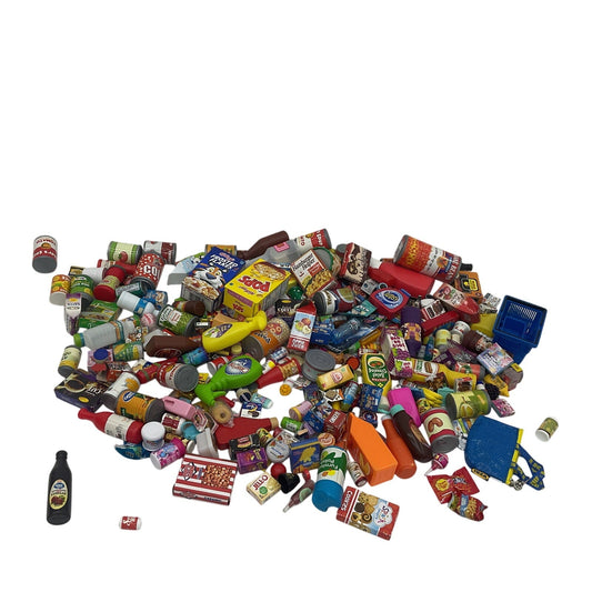 Pre - Owned Multi - Color Pretend Play Miniature Grocery Toys Set - Warehouse Toys