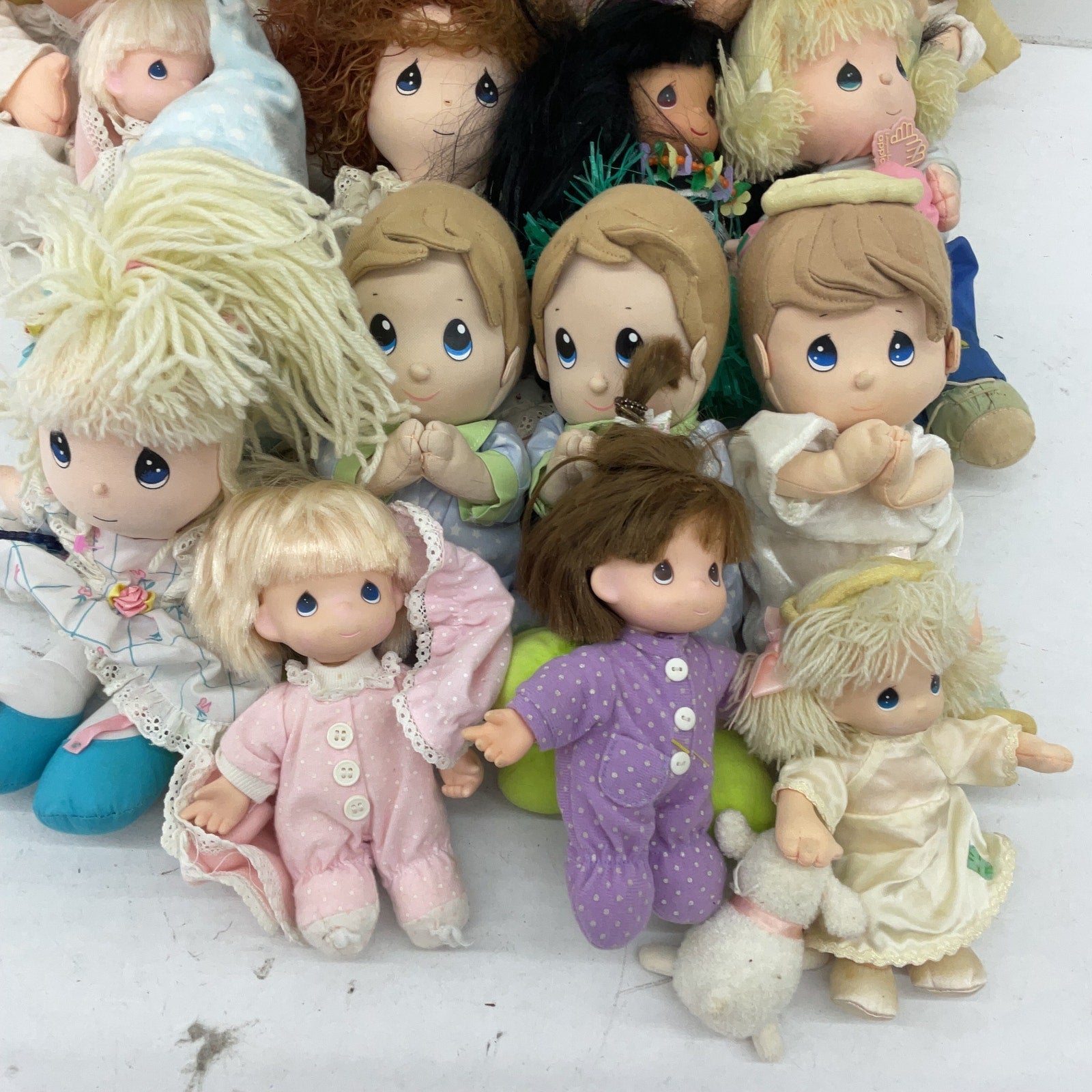 Precious Moments 5 lbs Preowned Mixed Plush Play Baby Dolls Christian Toys LOT - Warehouse Toys