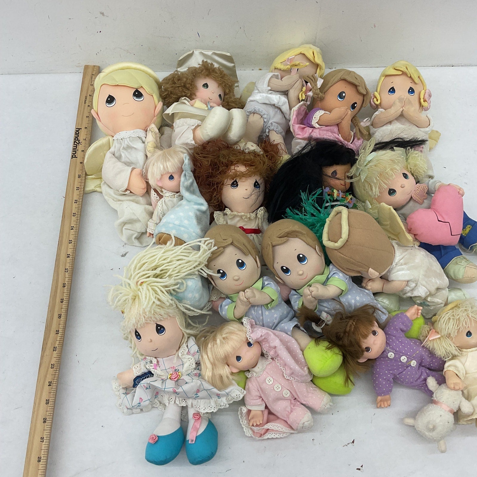 Precious Moments 5 lbs Preowned Mixed Plush Play Baby Dolls Christian Toys LOT - Warehouse Toys