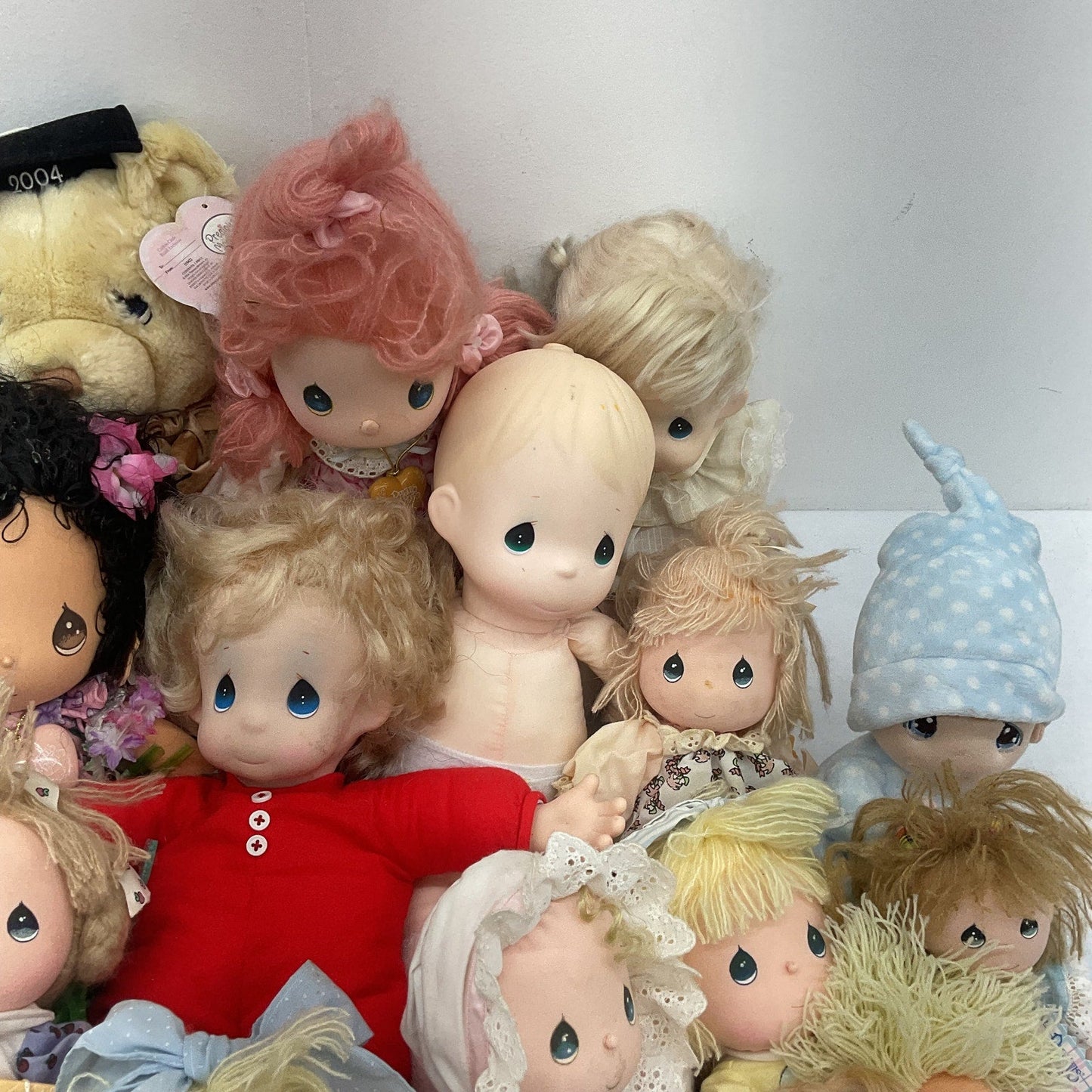 Precious Moments Preowned Mixed Plush Play Baby Dolls Christian Toys LOT 12 lbs - Warehouse Toys