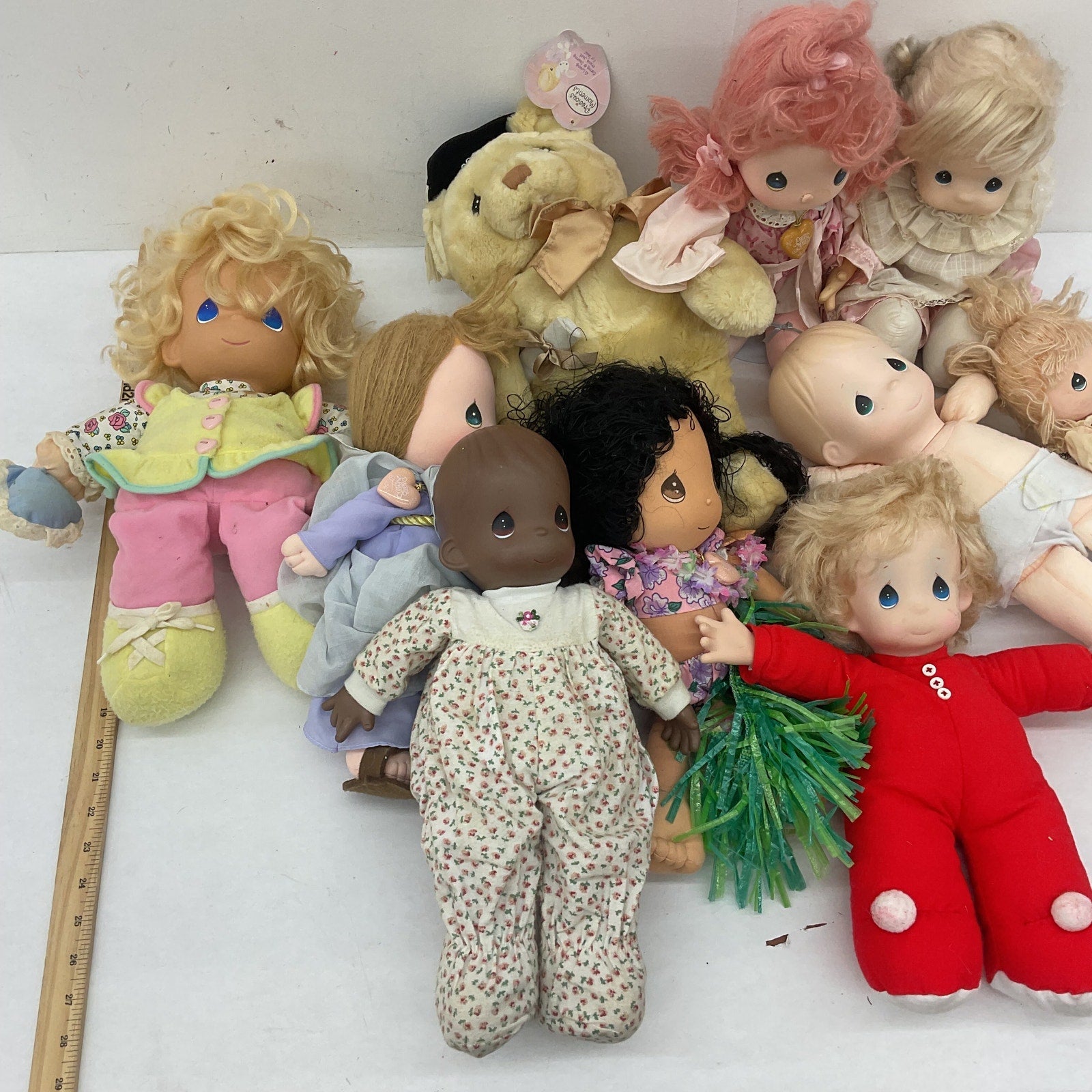 Precious Moments Preowned Mixed Plush Play Baby Dolls Christian Toys LOT 12 lbs - Warehouse Toys