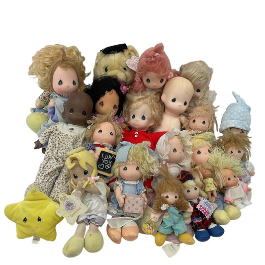 Precious Moments Preowned Mixed Plush Play Baby Dolls Christian Toys LOT 12 lbs - Warehouse Toys