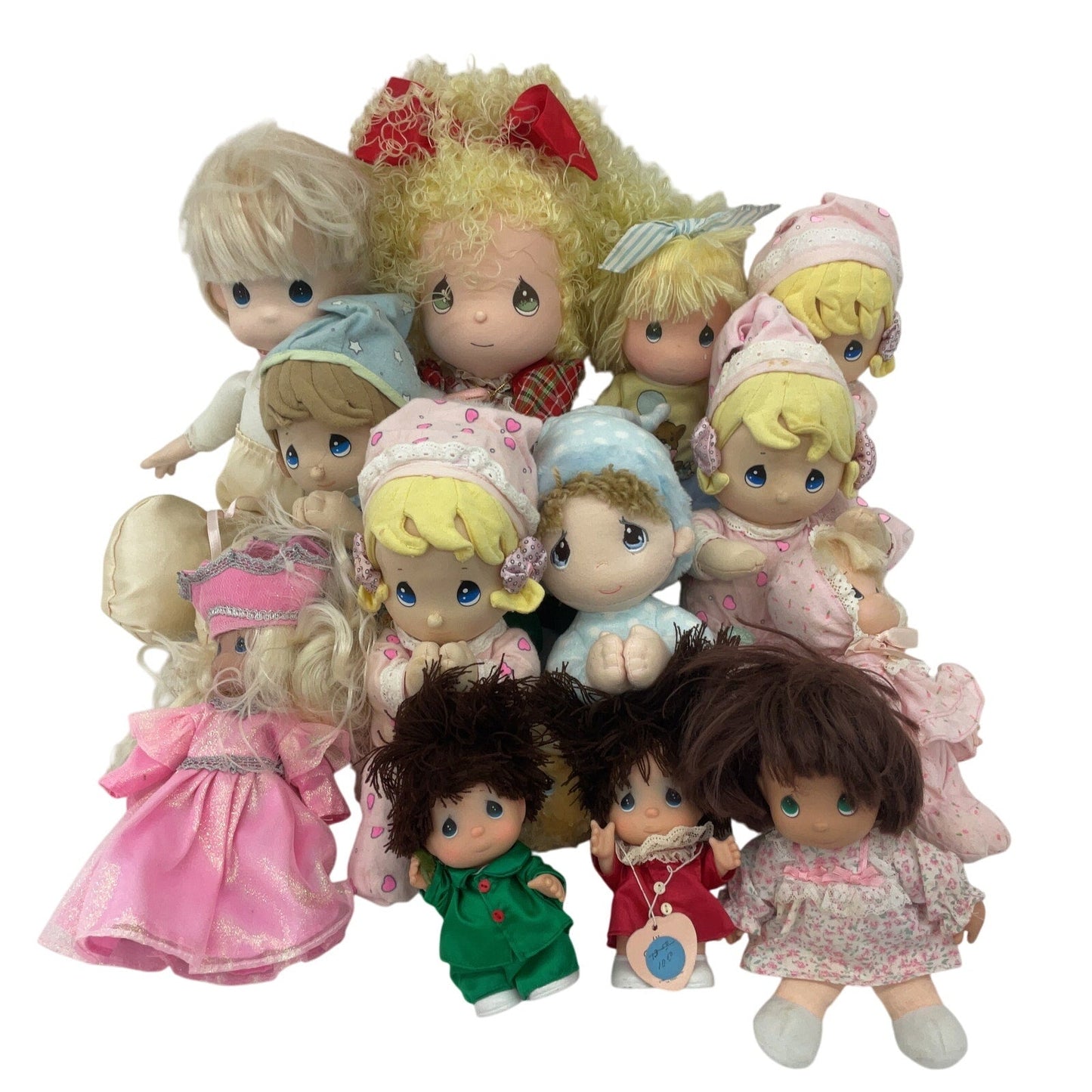 Precious Moments Preowned Mixed Plush Play Baby Dolls Christian Toys LOT 4 lbs - Warehouse Toys