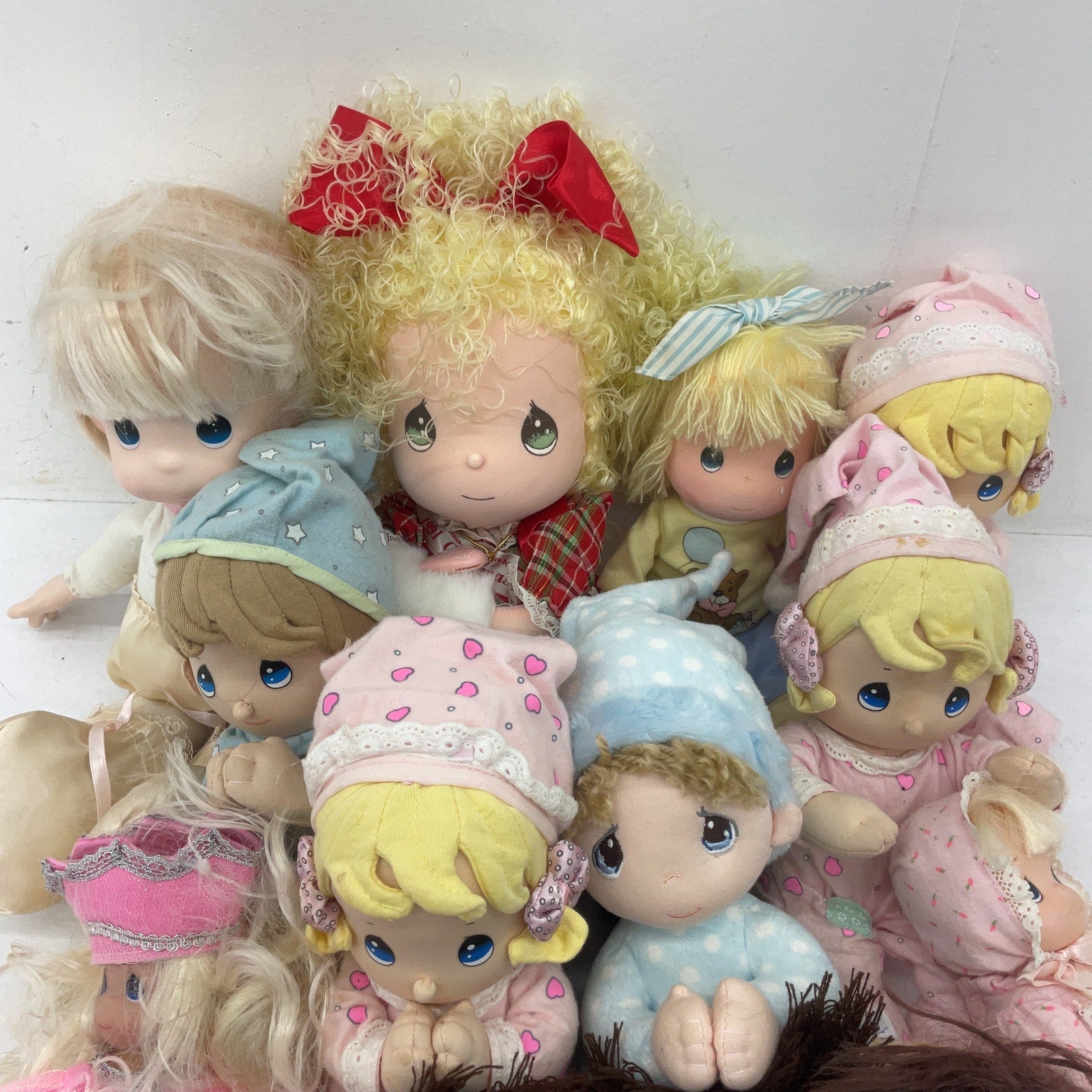 Precious Moments Preowned Mixed Plush Play Baby Dolls Christian Toys LOT 4 lbs - Warehouse Toys