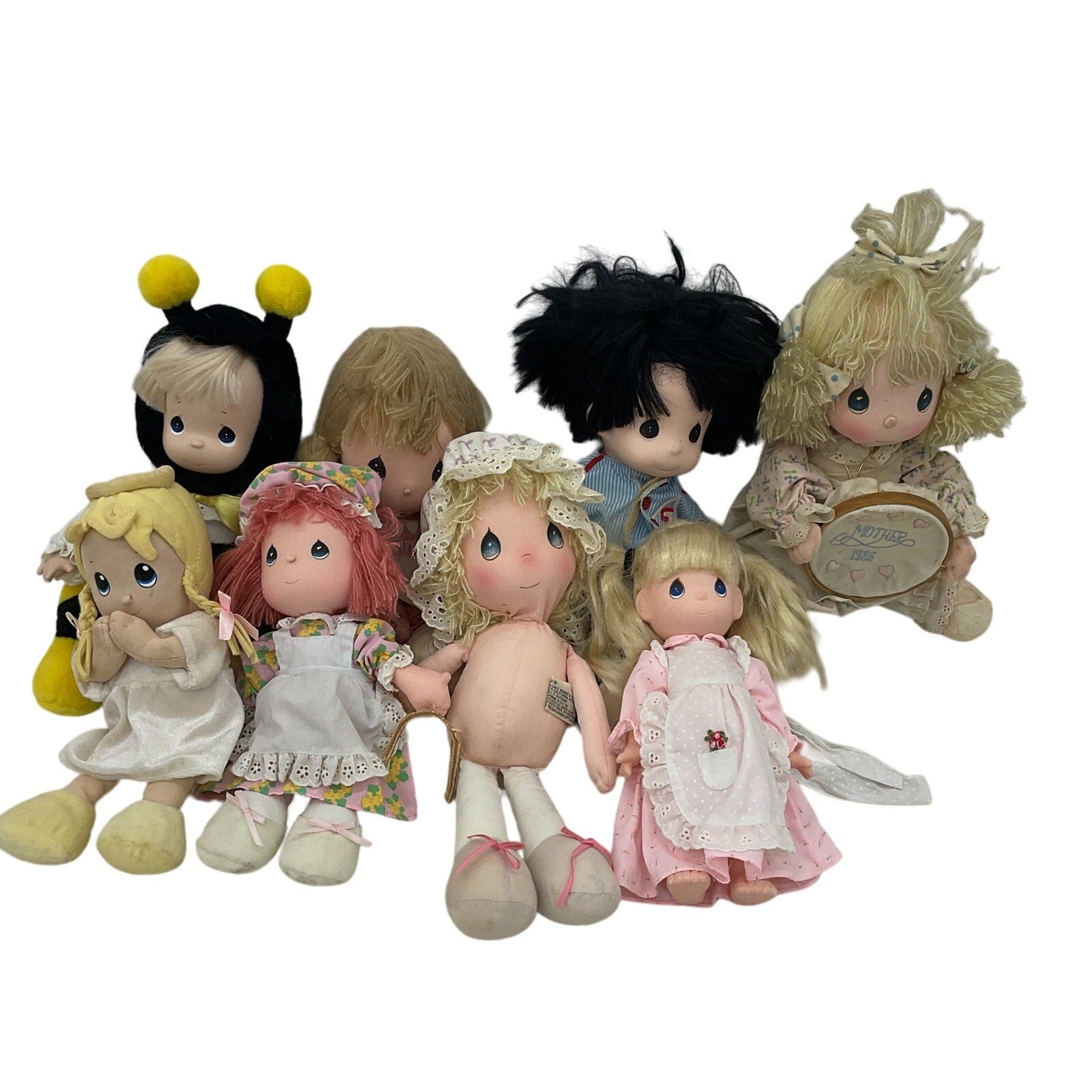 Precious Moments Preowned Mixed Plush Play Baby Dolls Christian Toys LOT 5 lbs - Warehouse Toys