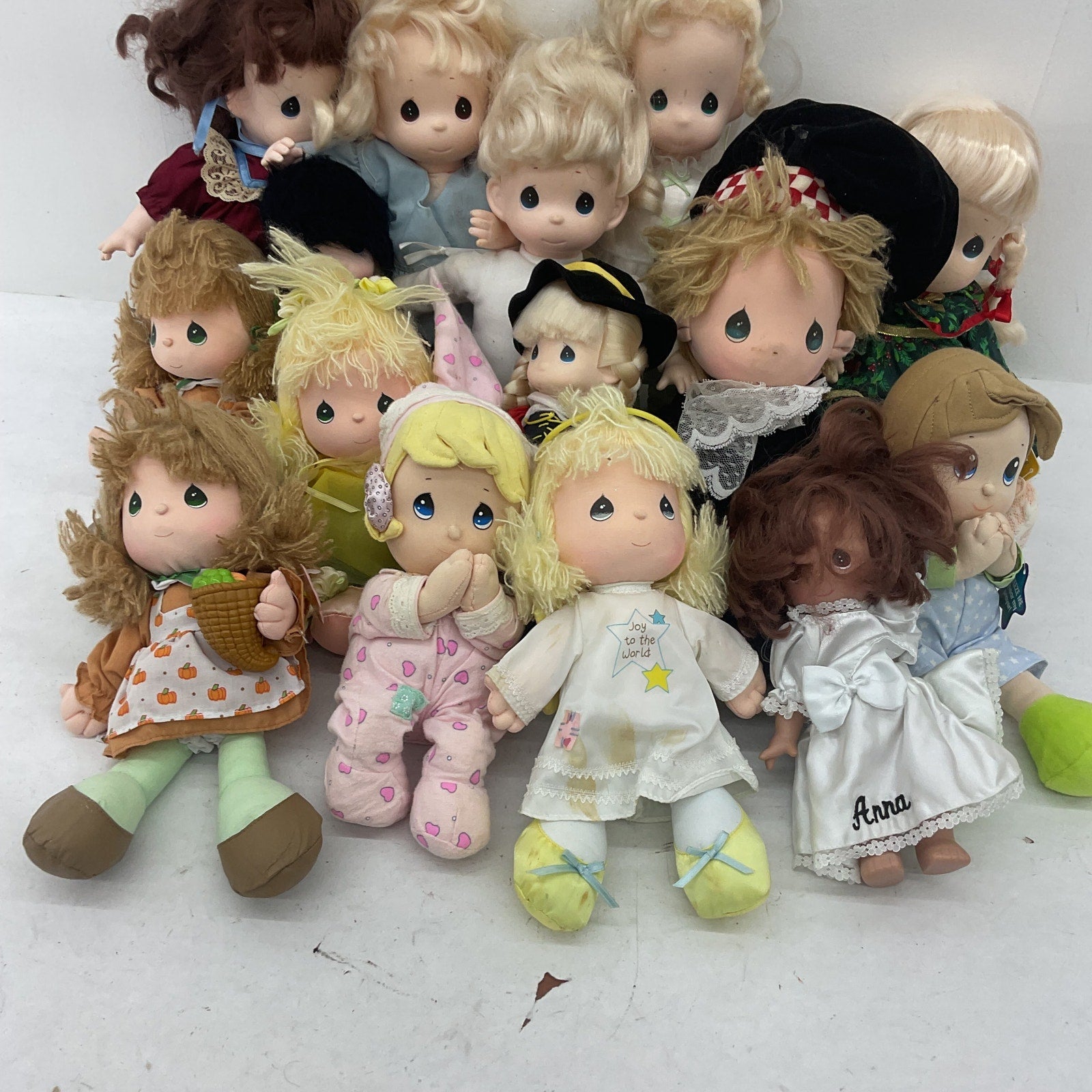 Precious Moments Preowned Mixed Plush Play Baby Dolls Christian Toys LOT 6 lbs - Warehouse Toys