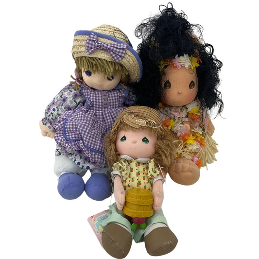 Precious Moments Preowned Mixed Plush Play Baby Dolls Christian Toys LOT CUTE - Warehouse Toys