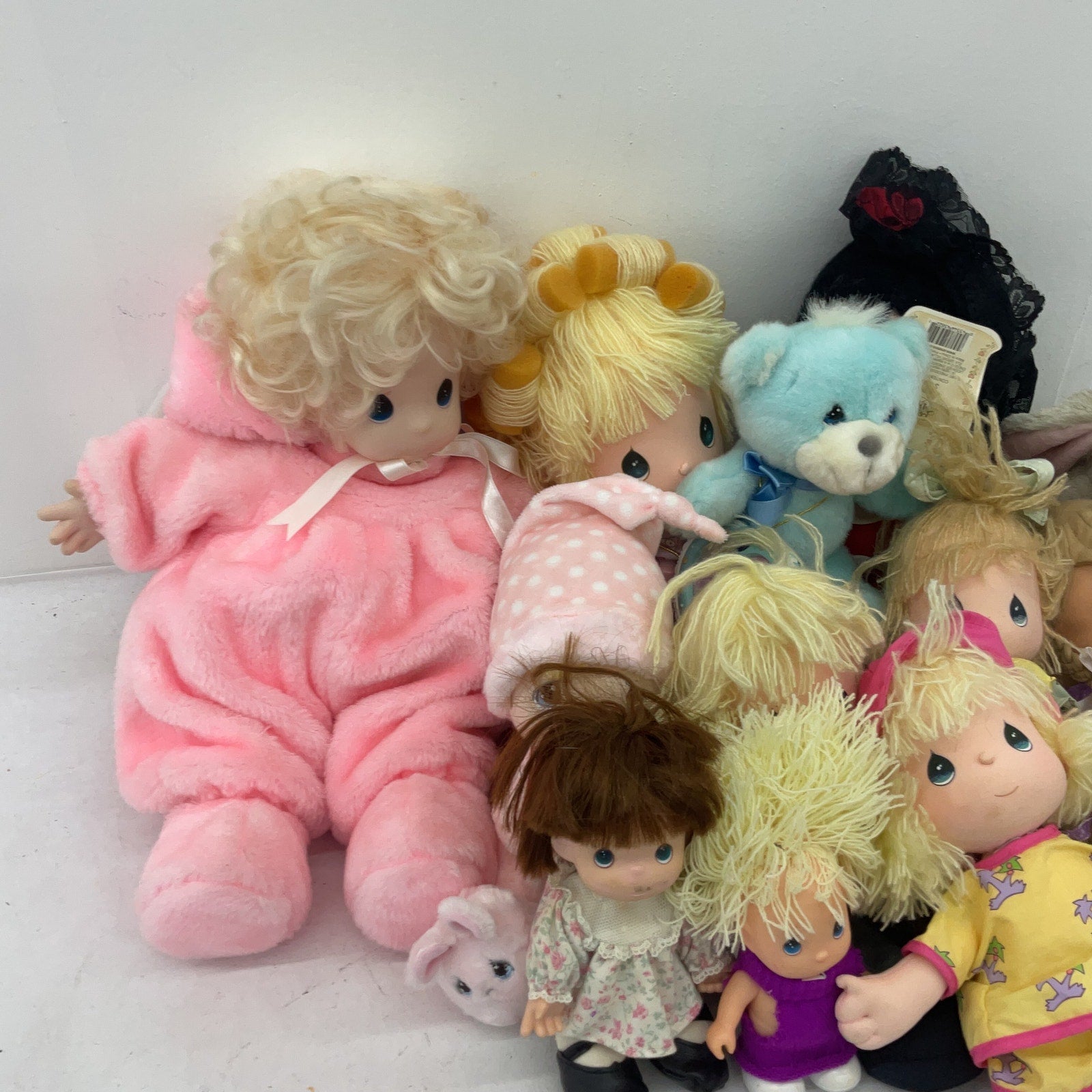 Precious Moments Stuffed Animals Plush Dolls 5 lbs Preowned LOT Christian Toys - Warehouse Toys