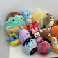 Preowned 13 lbs LOT Squishmallows Stuffed Animals Holiday Food Characters - Warehouse Toys