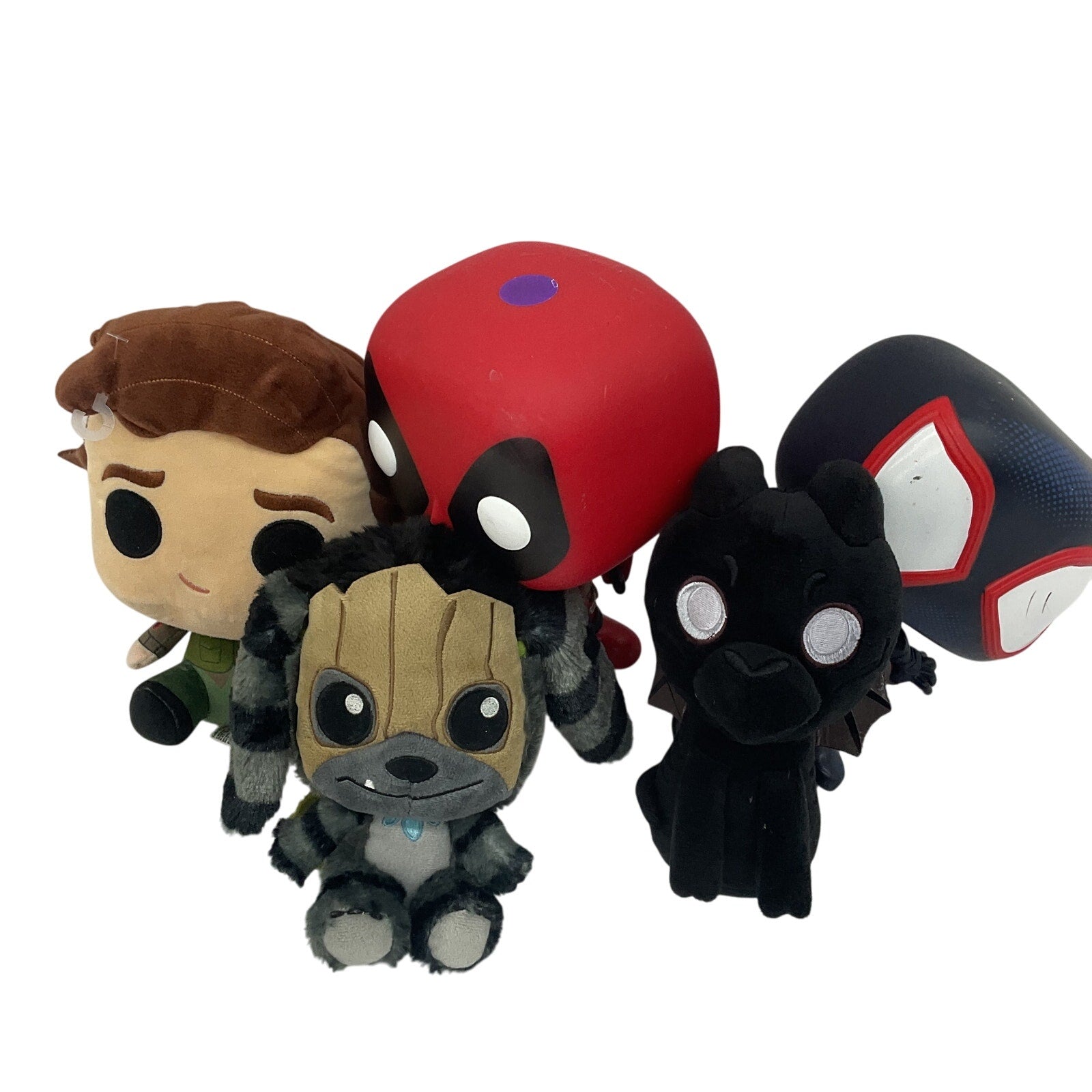 Preowned Assorted Funko Pop Marvel Spiderman Toy Figures Plush Dolls Mixed LOT - Warehouse Toys