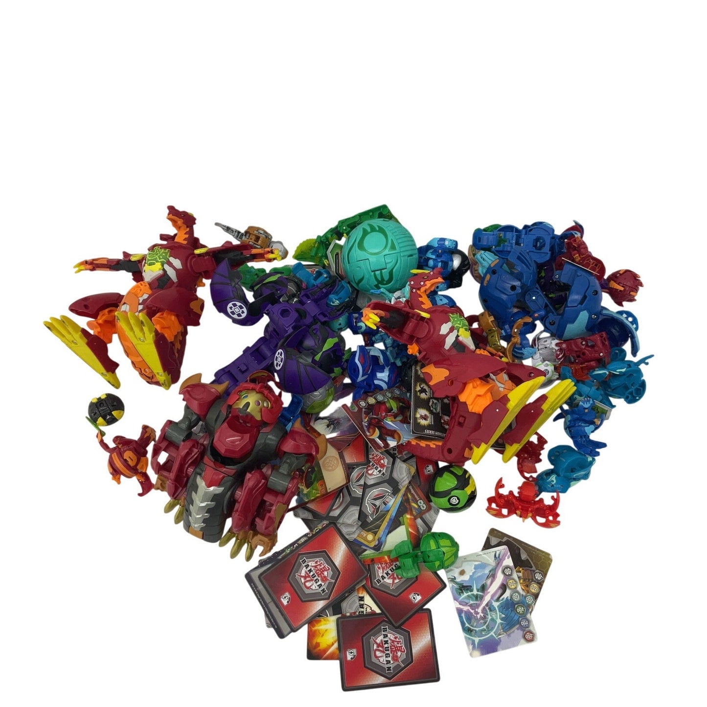 Preowned Bakugan Action Figures Toys Mixed LOT 6 lbs Toys Battle Brawlers Ball - Warehouse Toys