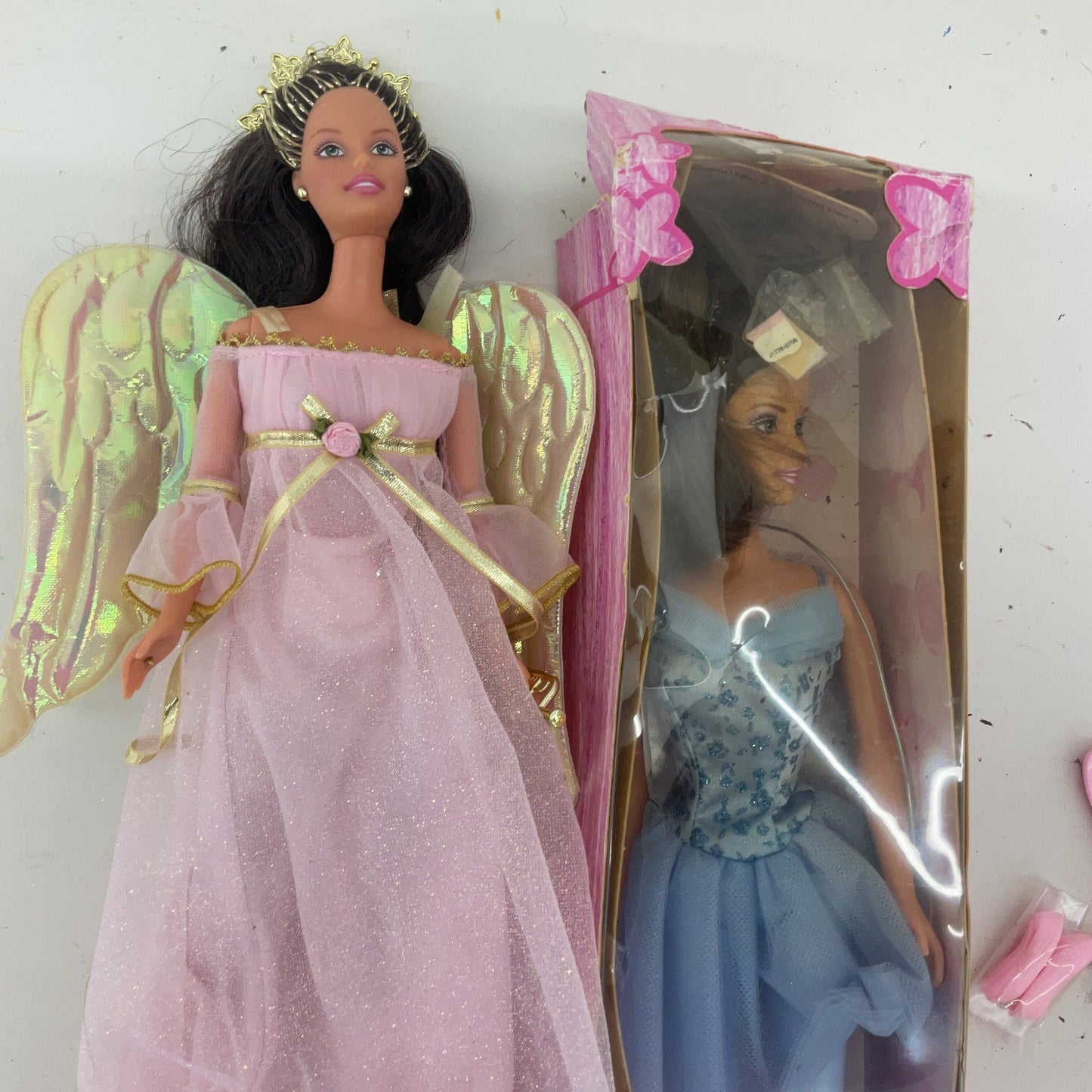 Preowned Barbie Fashion Doll LOT 2 Angelic Harmony Hispanic & 1st Ballet Lesson - Warehouse Toys