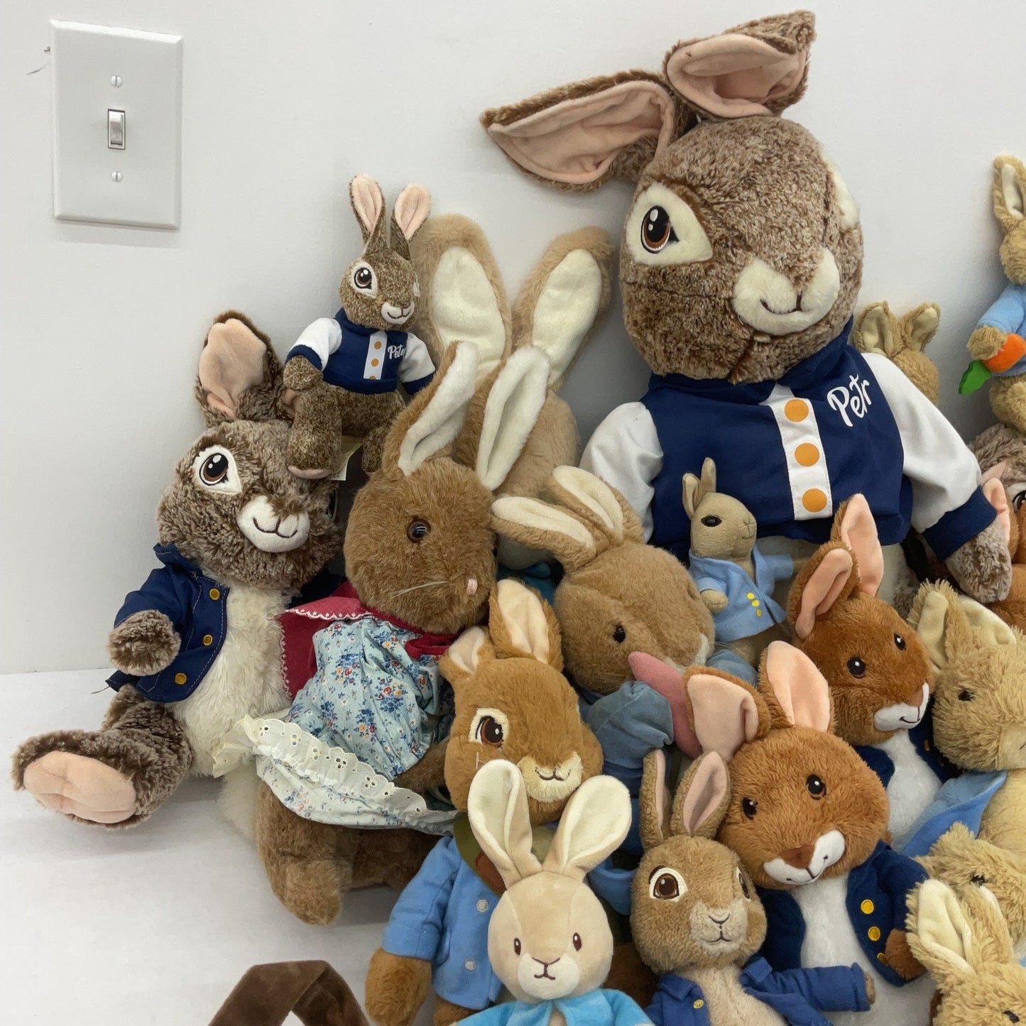 Preowned Beatrix Potter Stuffed Animals LOT 13 lbs Peter Rabbit Plush Dolls - Warehouse Toys