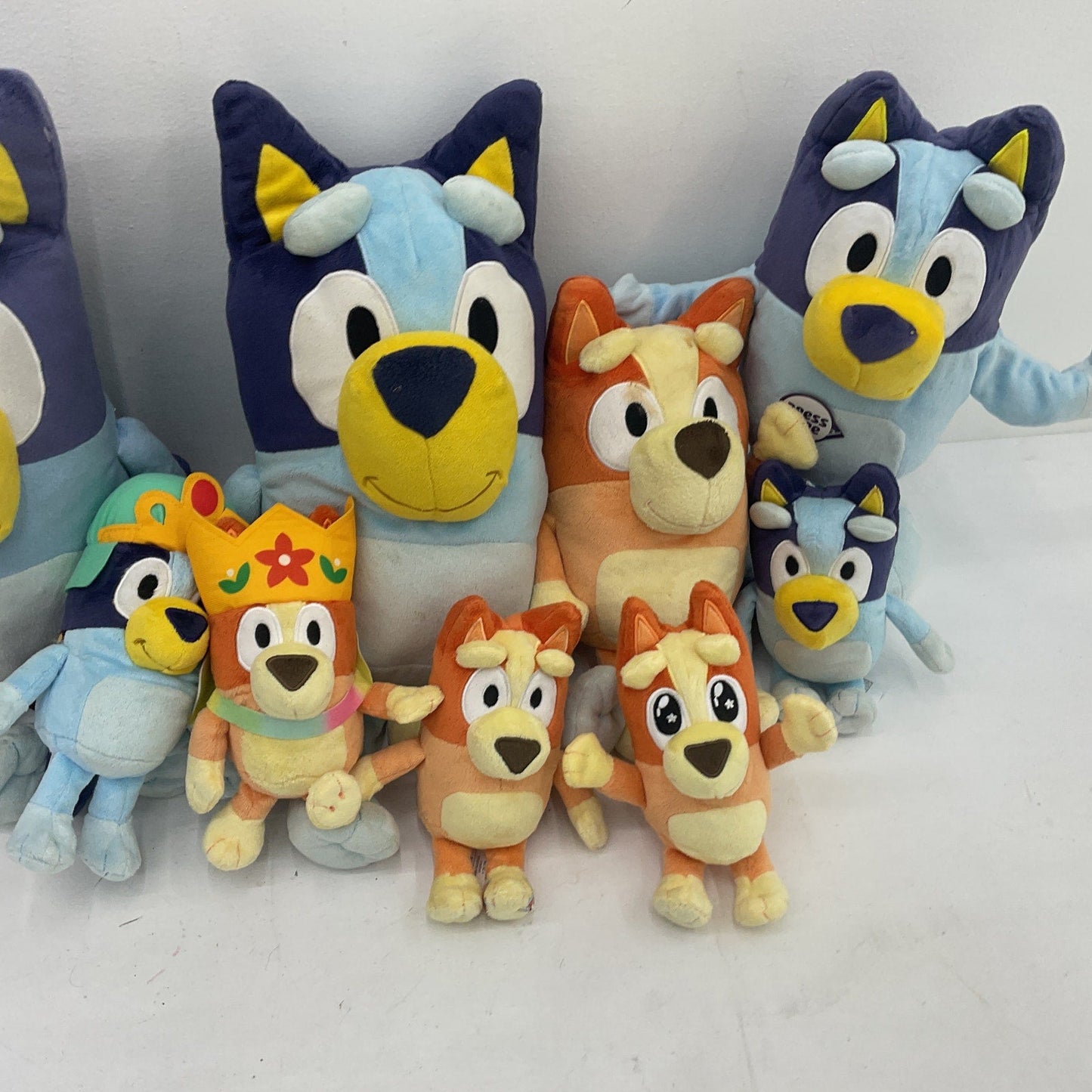 Preowned Bluey Mixed Character Plush Dolls Stuffed Animals LOT 5 lbs - Warehouse Toys