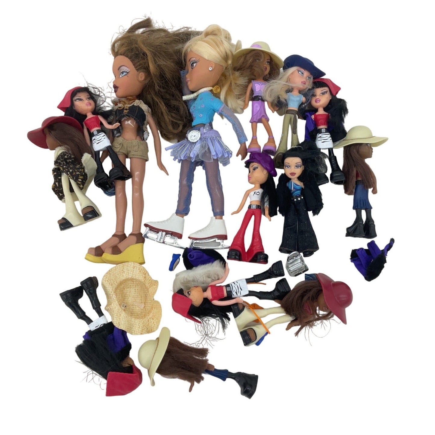 Preowned Bratz MGA Fashion Doll Toy Dolls Lot Plastic, Multicolor - Warehouse Toys