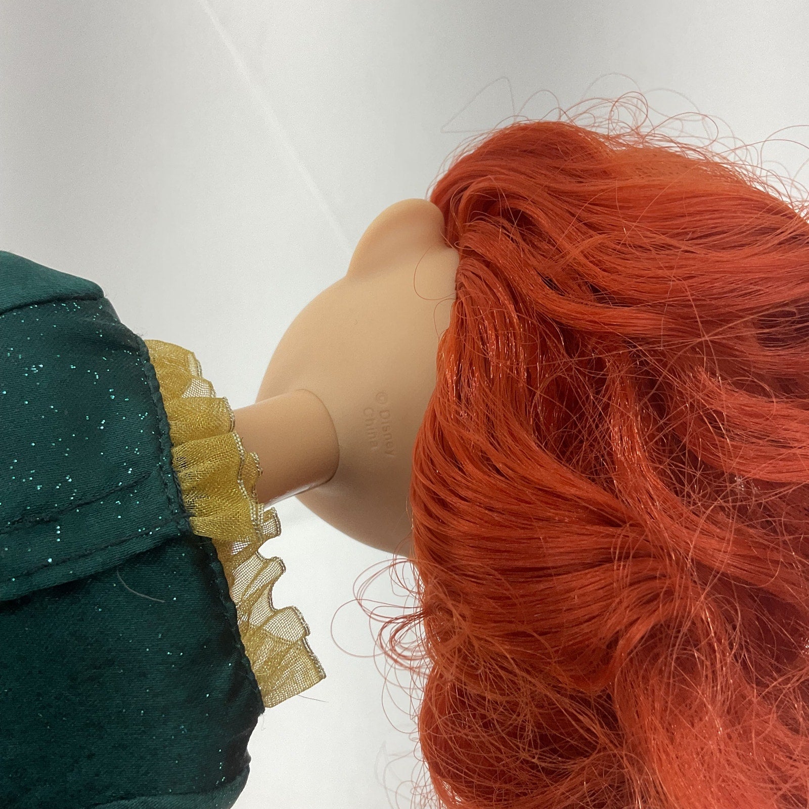 Preowned Brave Disney Merida Princess Fashion Doll in Green Dress Red Hair - Warehouse Toys