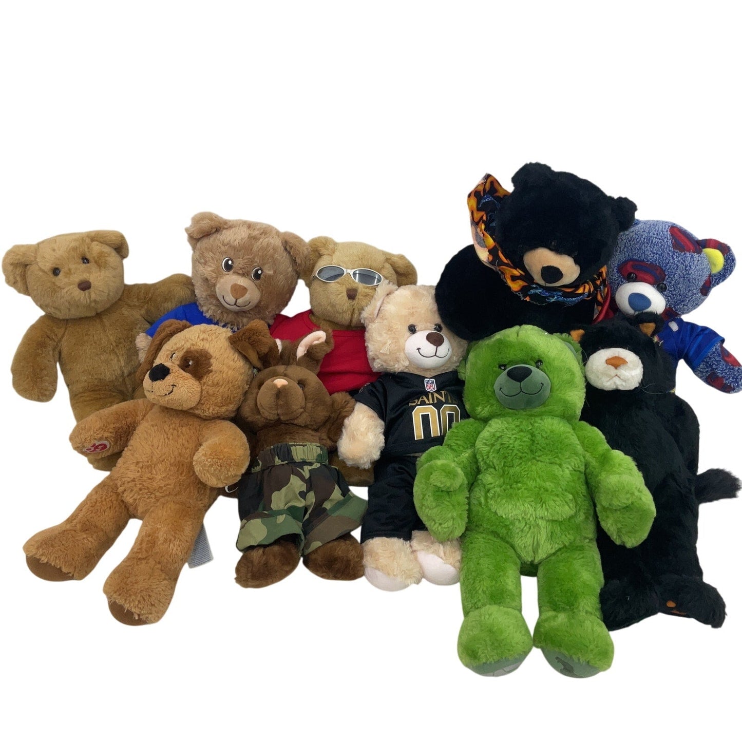 Preowned Build A Bear Mixed Animals Characters Plush Dolls LOT 12 lbs Teddy Dog - Warehouse Toys