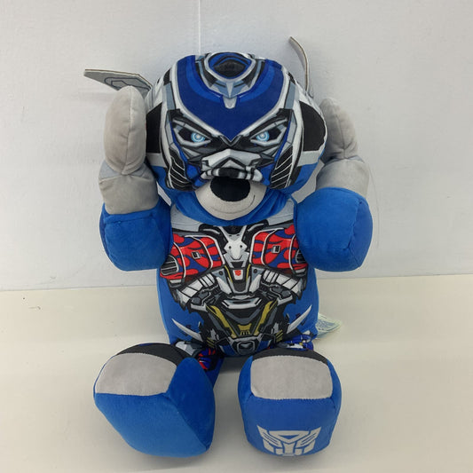 Preowned Build A Bear Workshop Blue Transformers Optimus Price Plush Doll RARE - Warehouse Toys